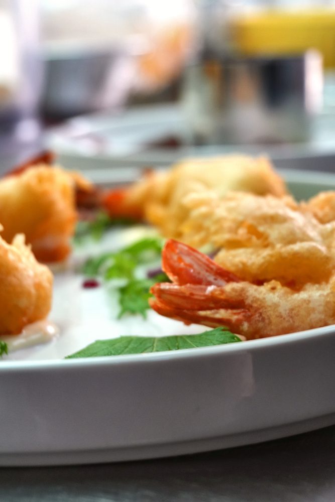 Fritturine di calamarelle e zeppoline di alghe homemade